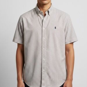 Men's Polo Short Sleeve Button Down‎ Sz 2XL